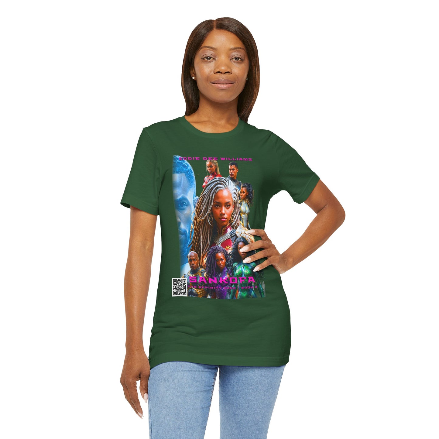 Sankofa Book Cover Unisex Tee
