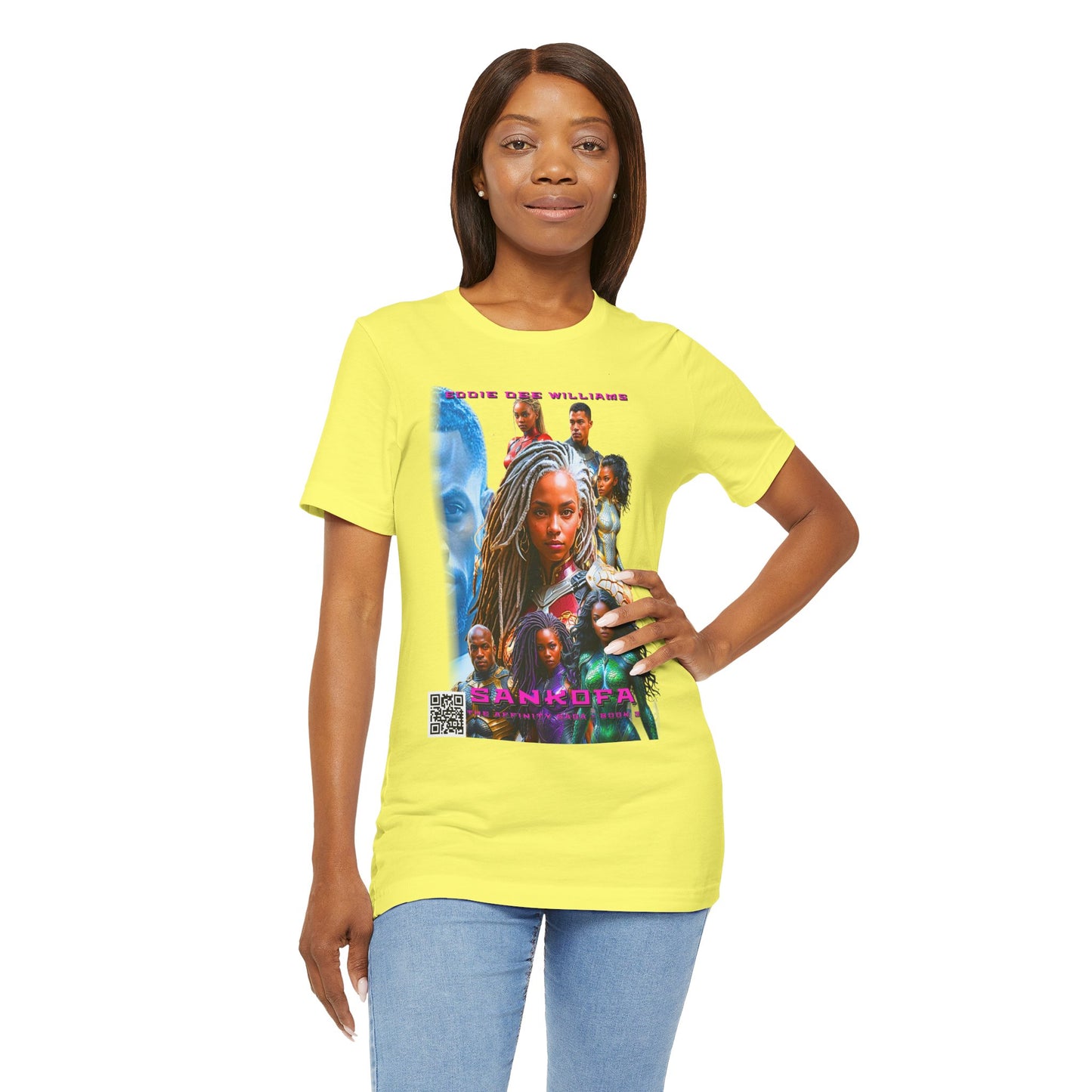 Sankofa Book Cover Unisex Tee