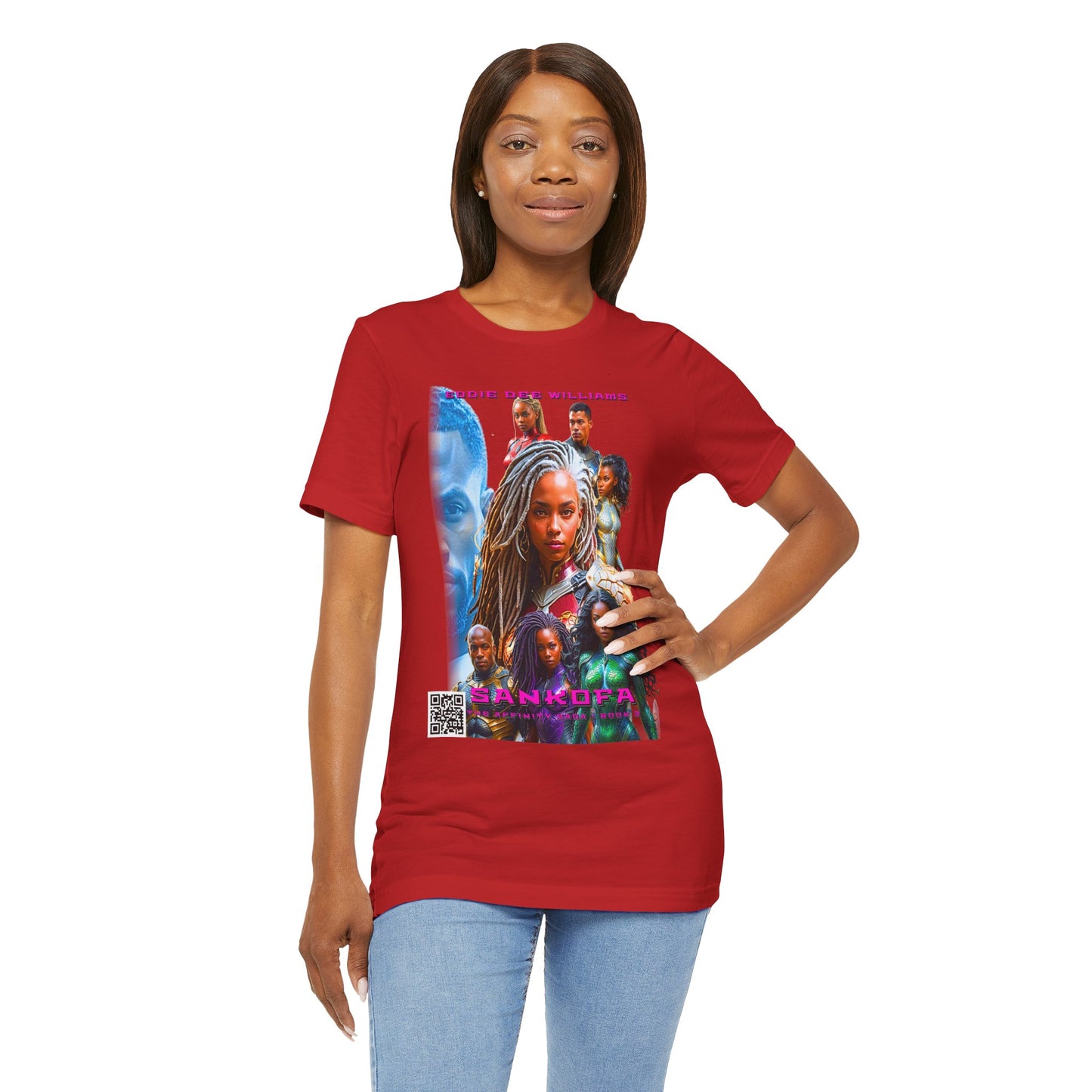 Sankofa Book Cover Unisex Tee
