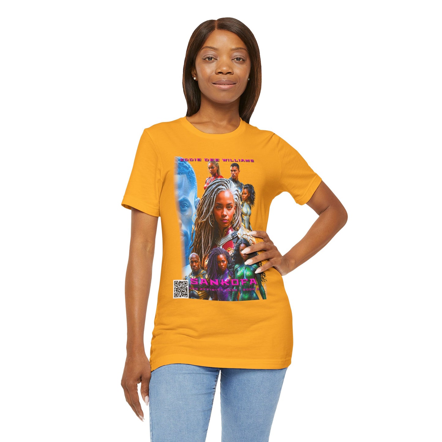 Sankofa Book Cover Unisex Tee