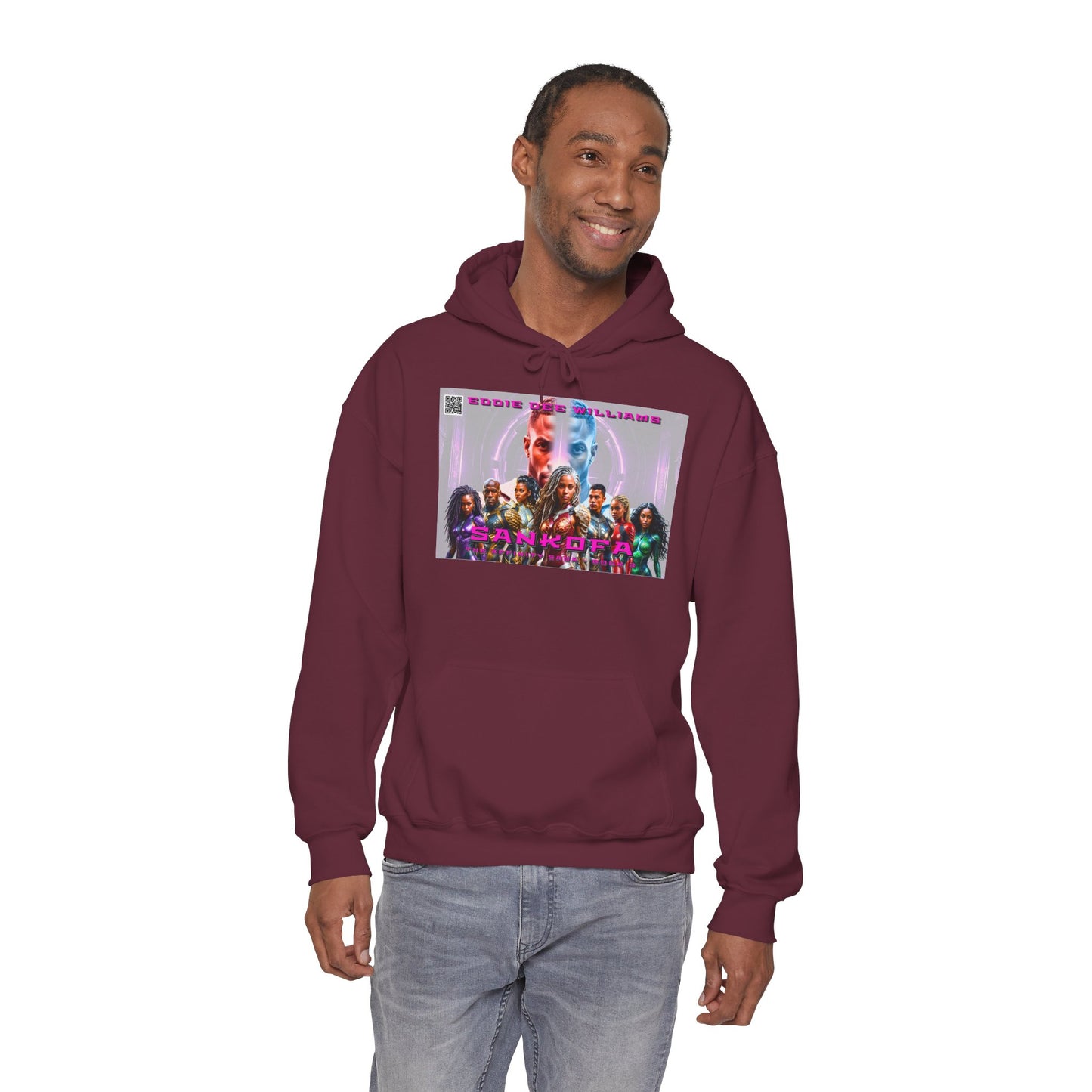 Sankofa Cover Hoodie — Graphic Sweatshirt
