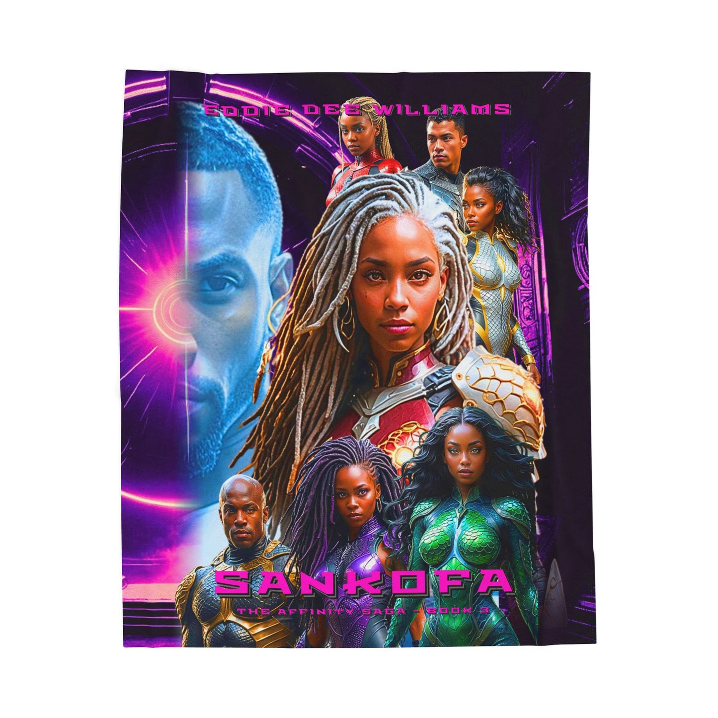 Sankofa Cover Velveteen Plush Blanket