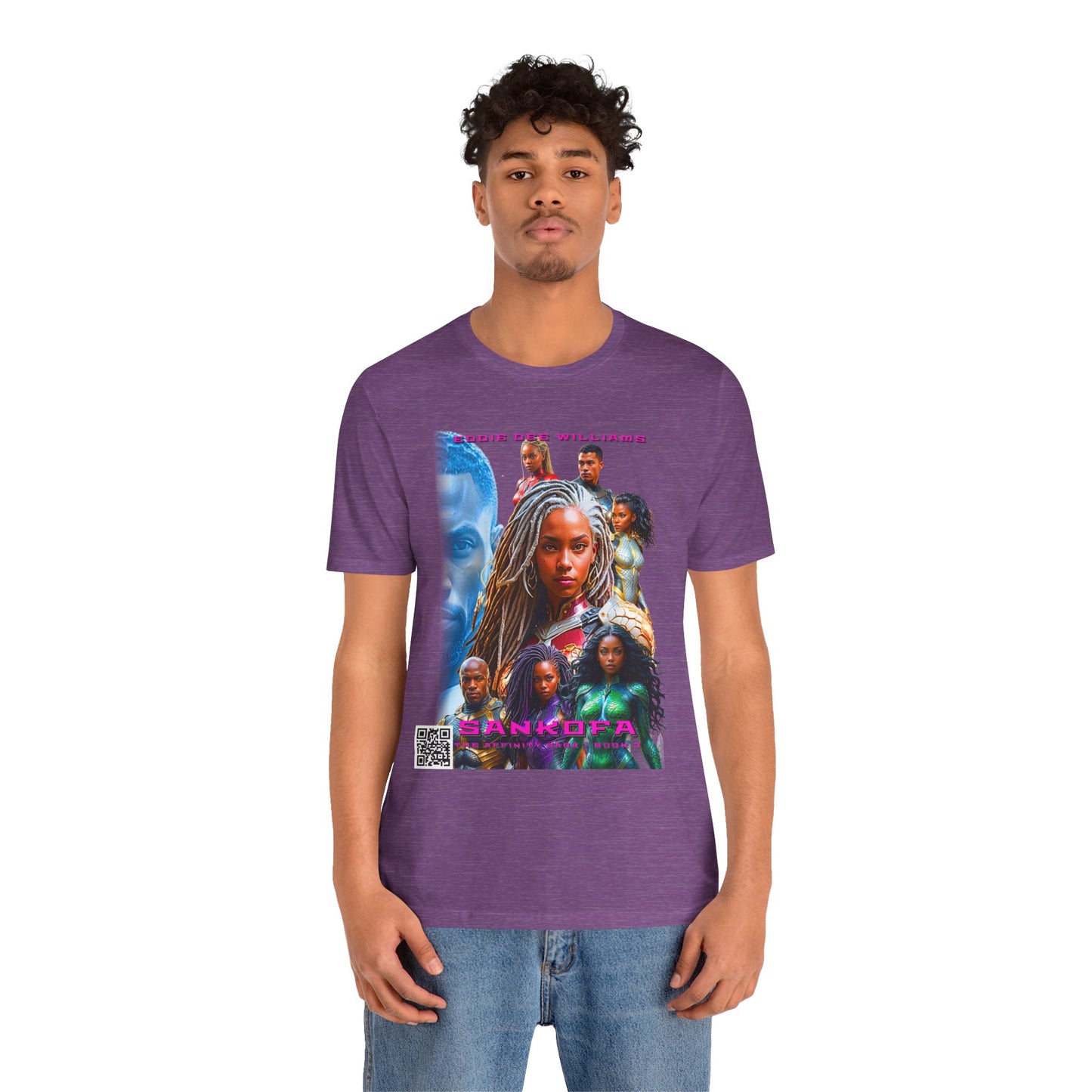 Sankofa Book Cover Unisex Tee