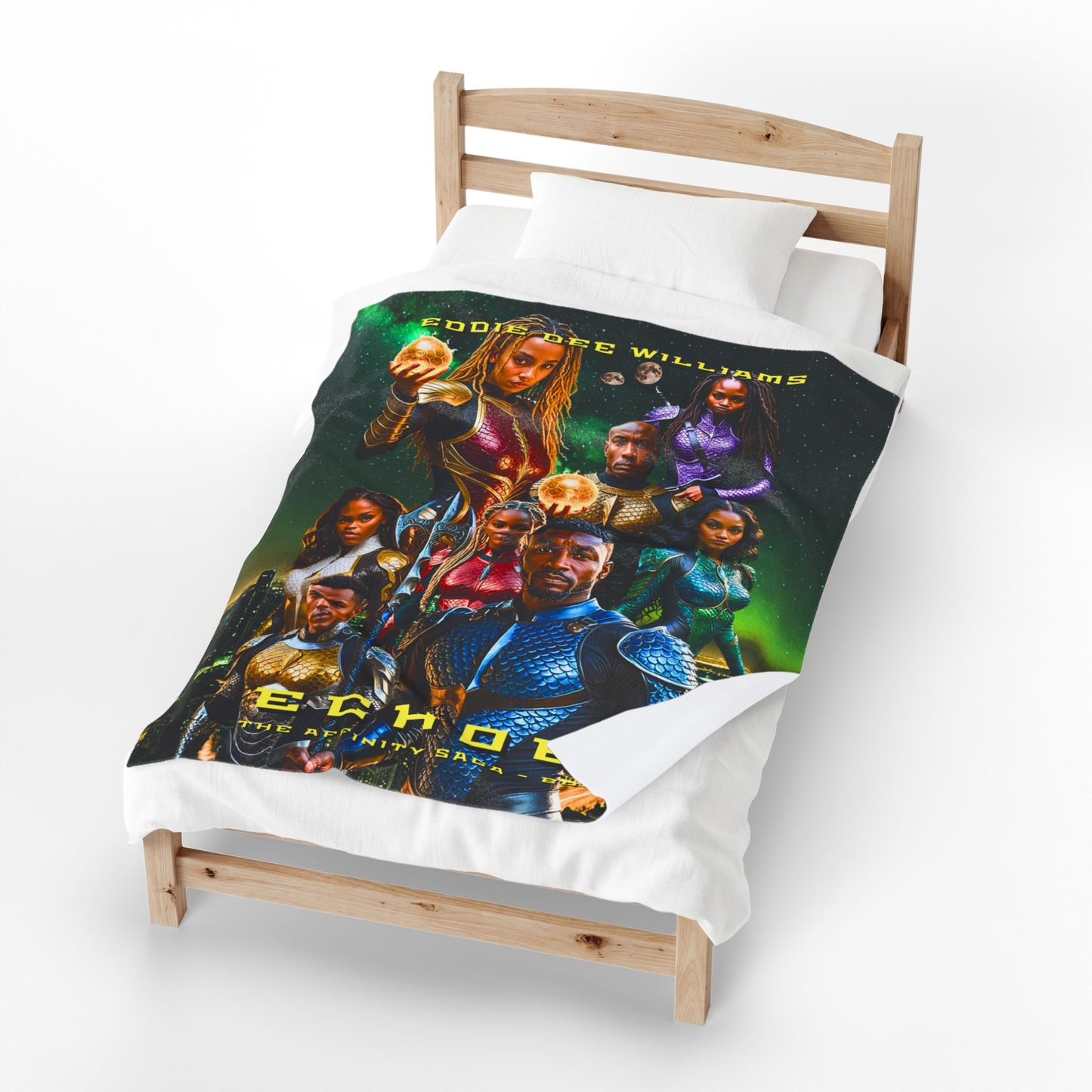 Echoes Cover Velveteen Plush Blanket