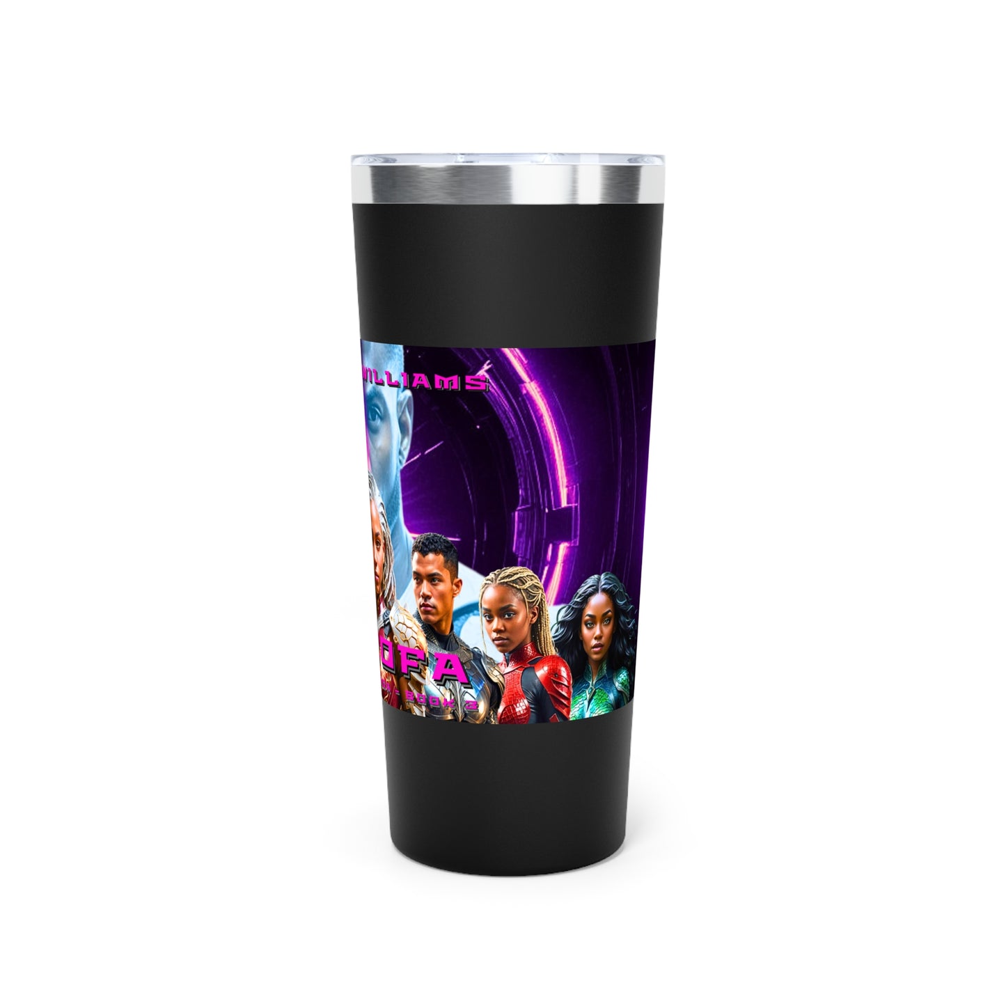 Sankofa Copper Vacuum Insulated Tumbler, 22oz