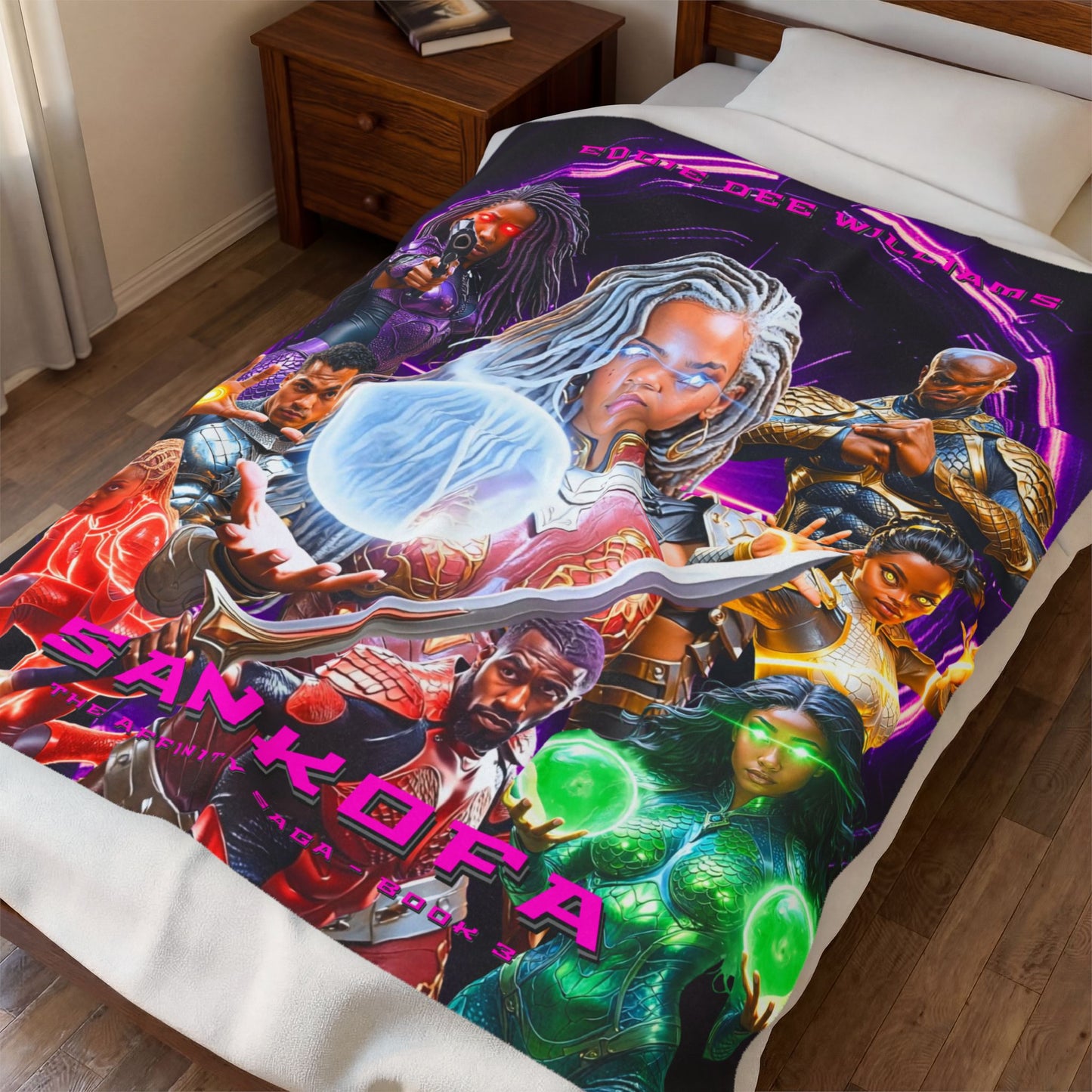 Sankofa Alternate Cover Velveteen Plush Blanket