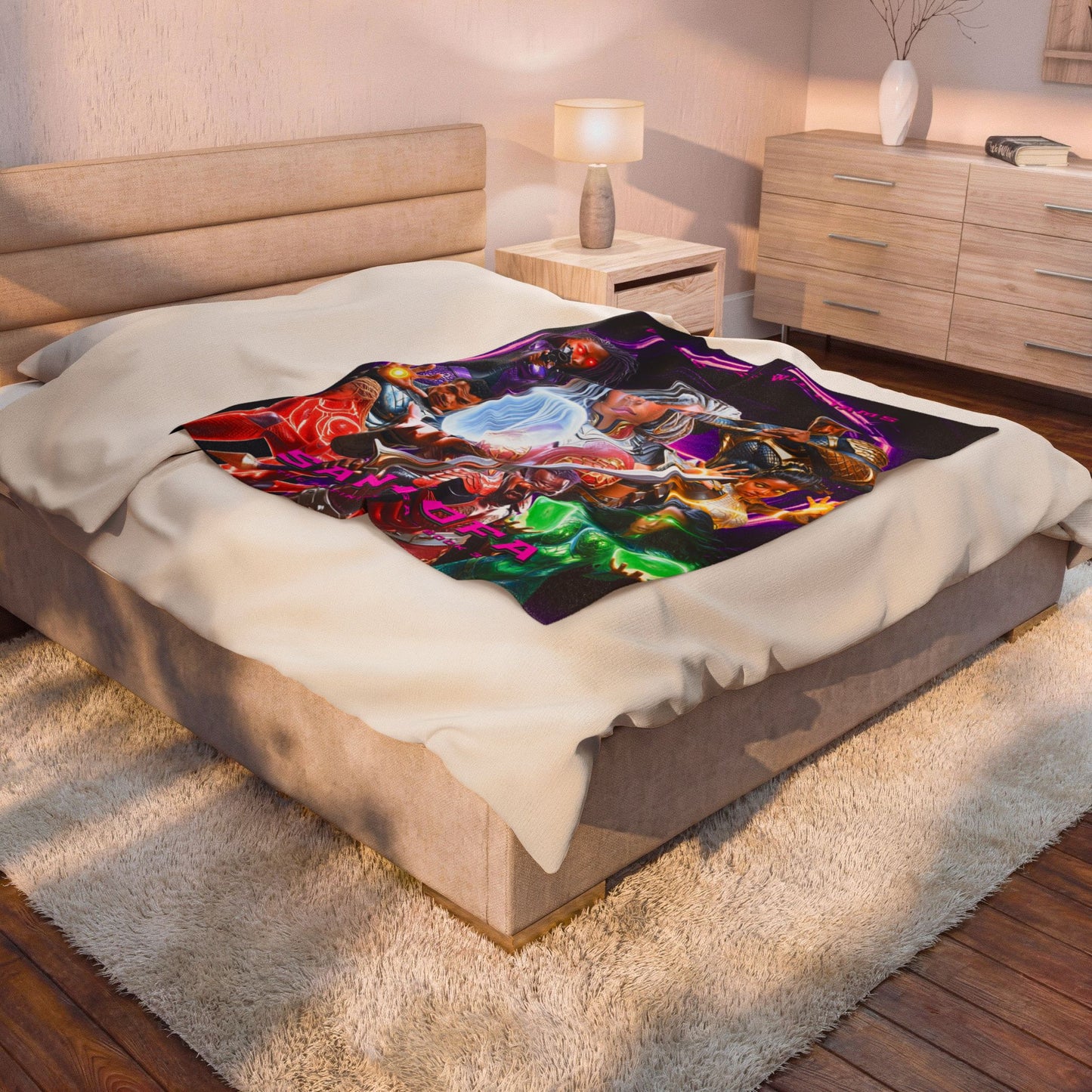Sankofa Alternate Cover Velveteen Plush Blanket