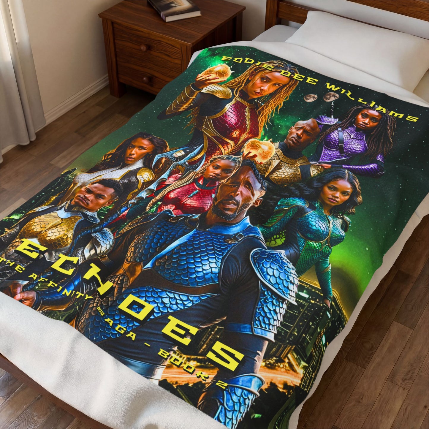 Echoes Cover Velveteen Plush Blanket