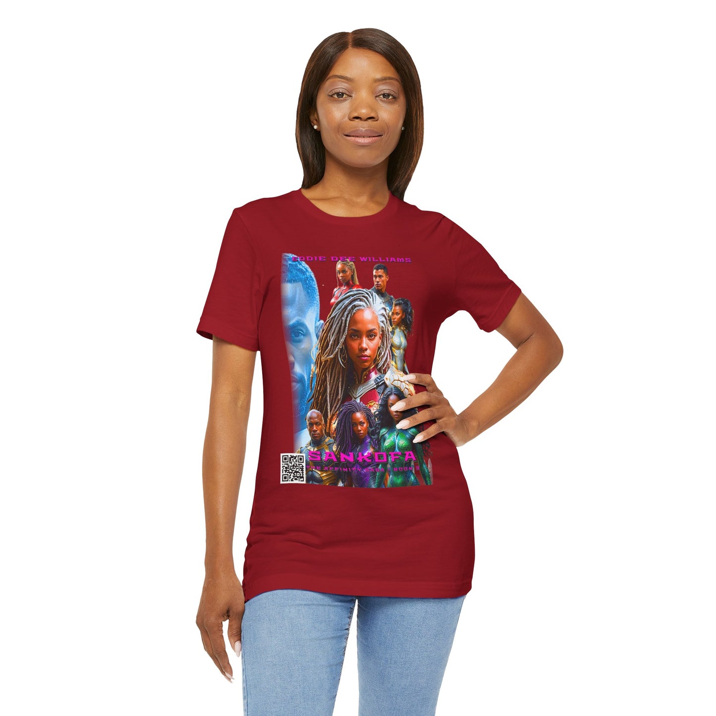 Sankofa Book Cover Unisex Tee