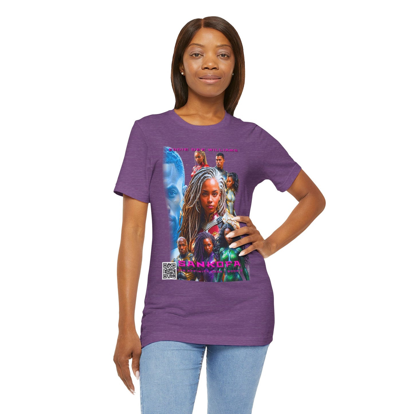 Sankofa Book Cover Unisex Tee