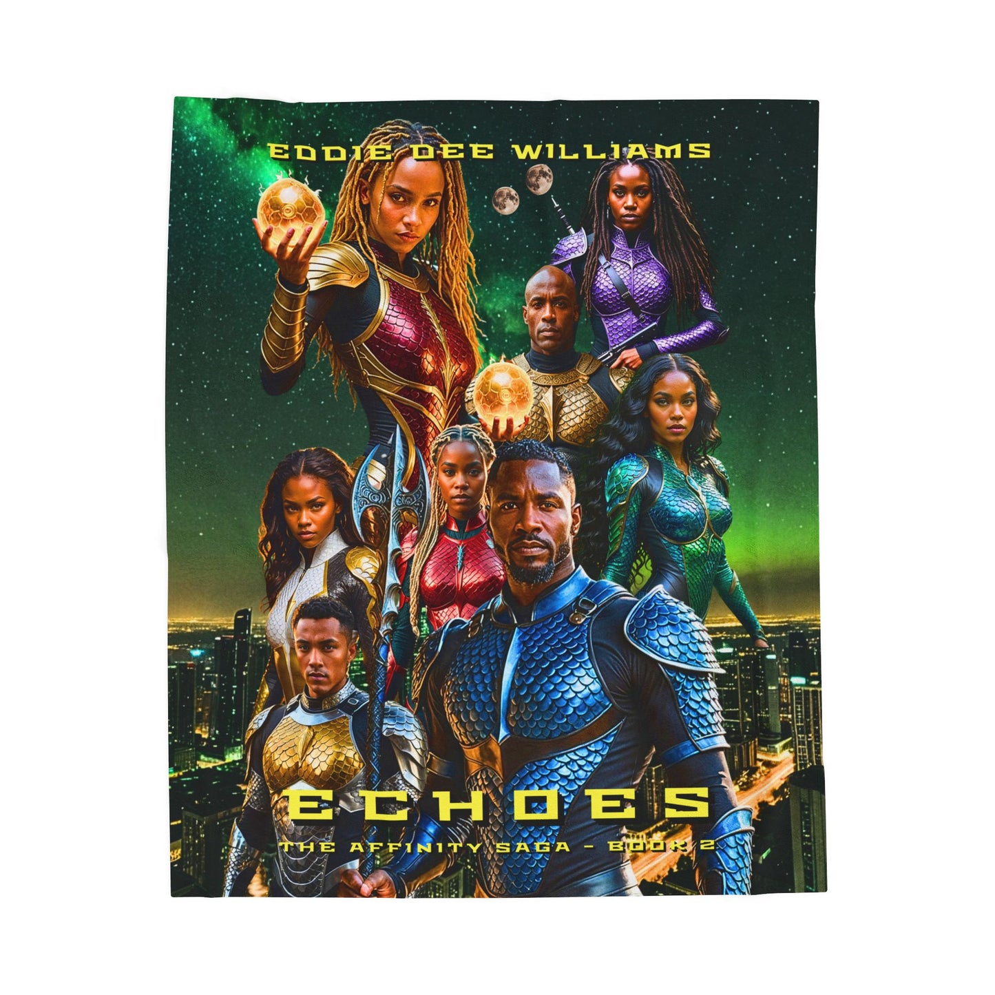 Echoes Cover Velveteen Plush Blanket