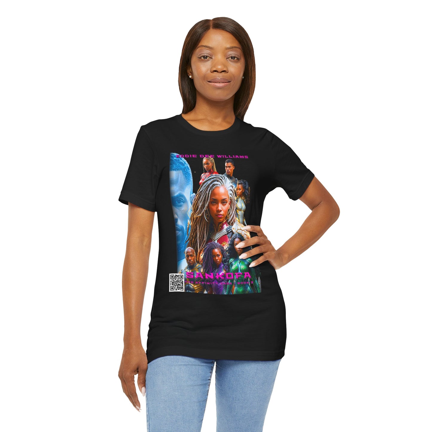 Sankofa Book Cover Unisex Tee