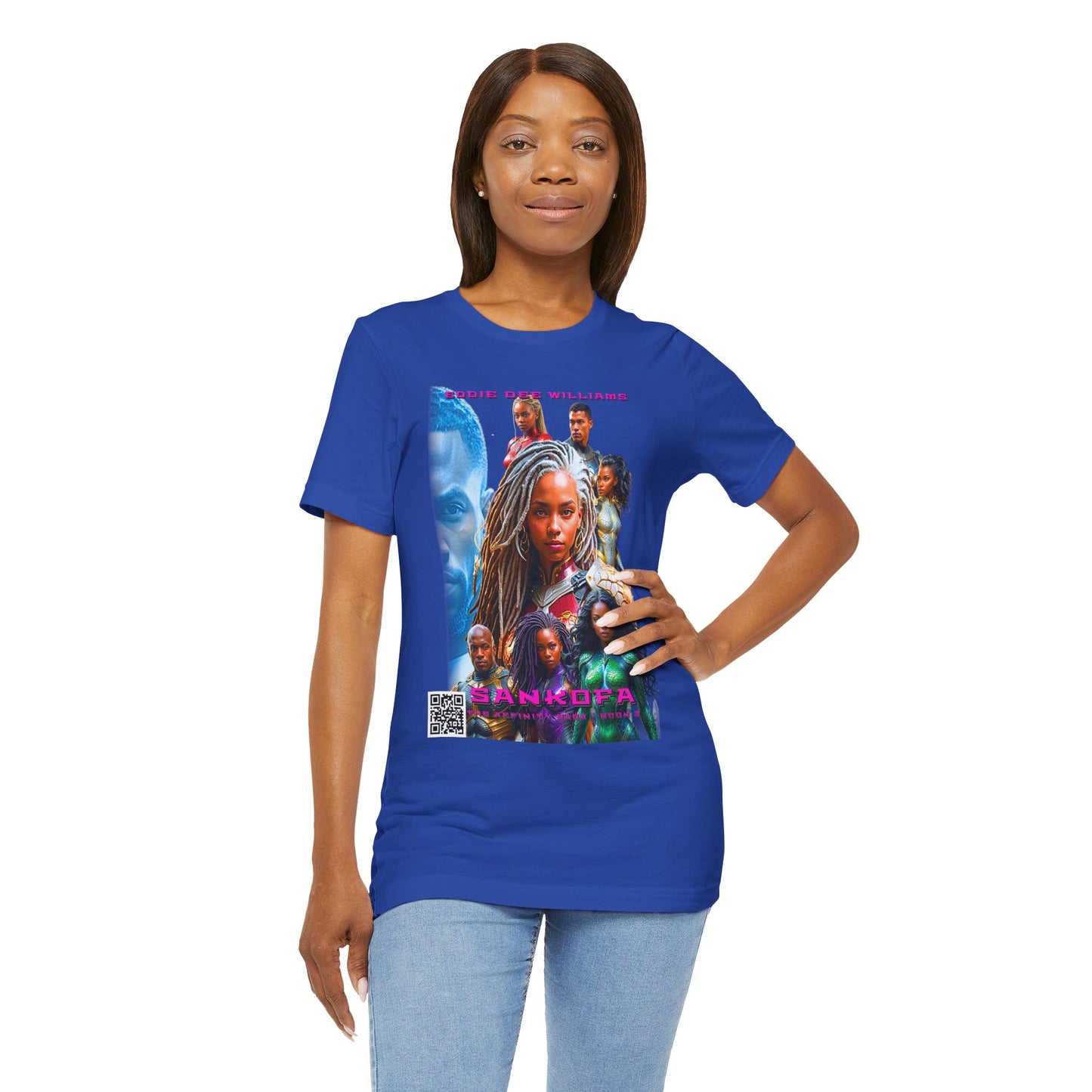 Sankofa Book Cover Unisex Tee